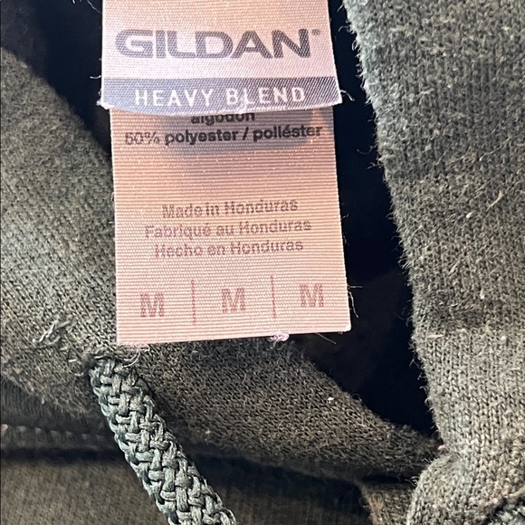 Gildan Forest Green Hoodie with 'Protect Your Peace' Graphic - Picture 5 of 5